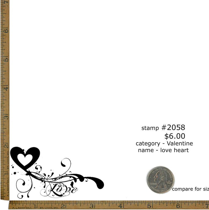 #2058 - Love Heart - Valentine